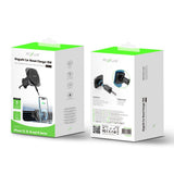 Chargeur de voiture sans fil Rixus RXWC20 pour support de voiture Magsafe 15 W gris sidéral