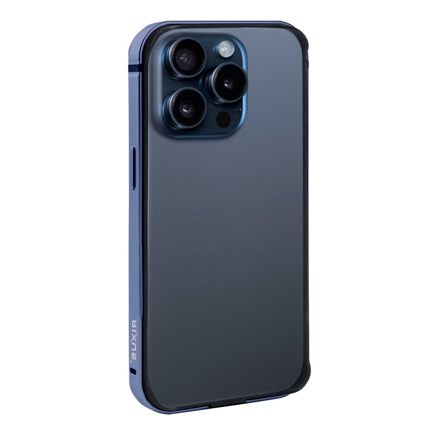 Étui Rixus Crash Guard pour Apple iPhone 15 Pro bleu titane