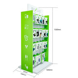 Présentoir modulaire double face Rixus RXDP03 (à monter soi-même)