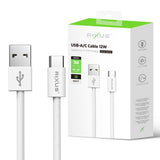 Câble USB-A/C 12W Rixus RXUC15ACD (Présentoir Comptoir 02)