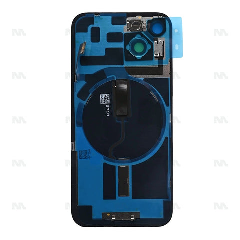 Vitre Arrière avec NFC, cadre d'appareil photo agrandi Violet Compatible pour Apple iPhone 14