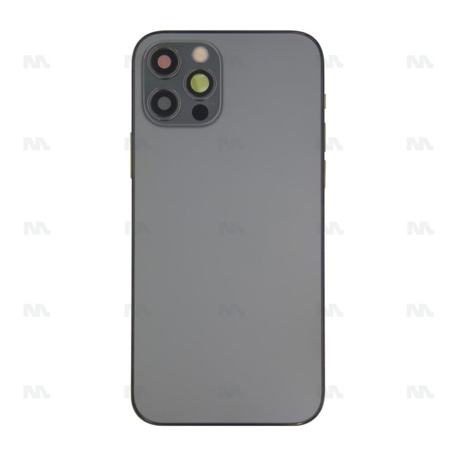 Boîtier pour Apple iPhone 12 Pro avec petites pièces graphite OEM