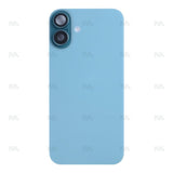 Vitre Arrière avec NFC, cadre de caméra agrandi couleur bleu sarcelle pour Apple iPhone 16 Plus - Reconditionné
