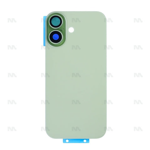 Vitre Arrière sans NFC, cadre d'appareil photo agrandi Sage Compatible pour Apple iPhone 17