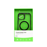 Coque Rixus Crystal Amber pour Apple iPhone 15 - Noir