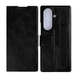 Étui Portefeuille Avec Porte-Stylo Rixus Pour Samsung Galaxy Z Fold8 Ultra Noir