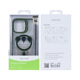 Étui Rixus Classic 03 avec MagSafe pour Apple iPhone 16 Pro vert foncé