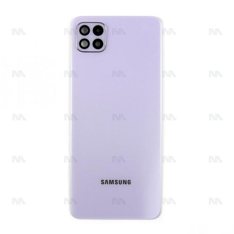 Vitre arrière pour Samsung Galaxy A22 5G A226B avec lentille violette Original