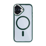 Étui Rixus Classic 04 avec MagSafe pour Apple iPhone 16 Plus vert foncé