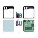 Vitre arrière pour Samsung Galaxy Z Flip5 F731B avec lentille verte OEM