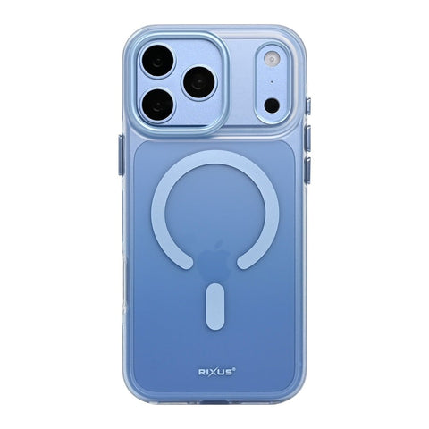Coque Rixus Aero Shield Compatible MagSafe pour Apple iPhone 17 Pro, 18 Pro - Glacier