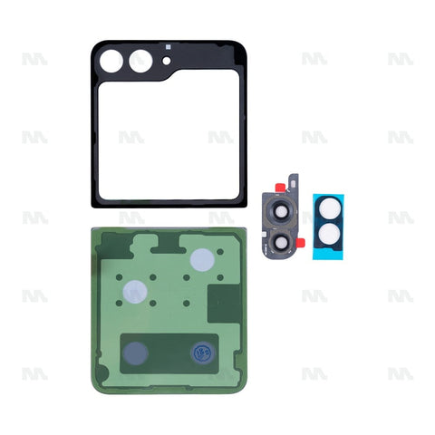 Vitre arrière pour Samsung Galaxy Z Flip5 F731B avec lentille graphite OEM