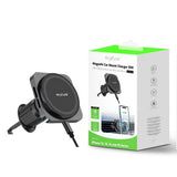 Chargeur de voiture sans fil Rixus RXWC20 pour support de voiture Magsafe 15 W gris sidéral