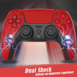 Manette de jeu sans fil Bluetooth pour PlayStation 4 T28 Noir/Rouge