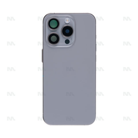 Boîtier pour Apple iPhone 15 Pro avec petites pièces en titane naturel OEM
