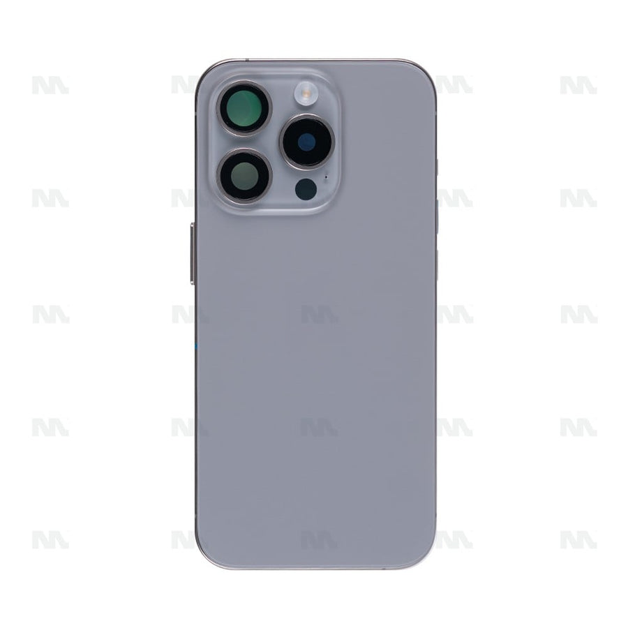 Boîtier pour Apple iPhone 15 Pro avec petites pièces en titane naturel OEM