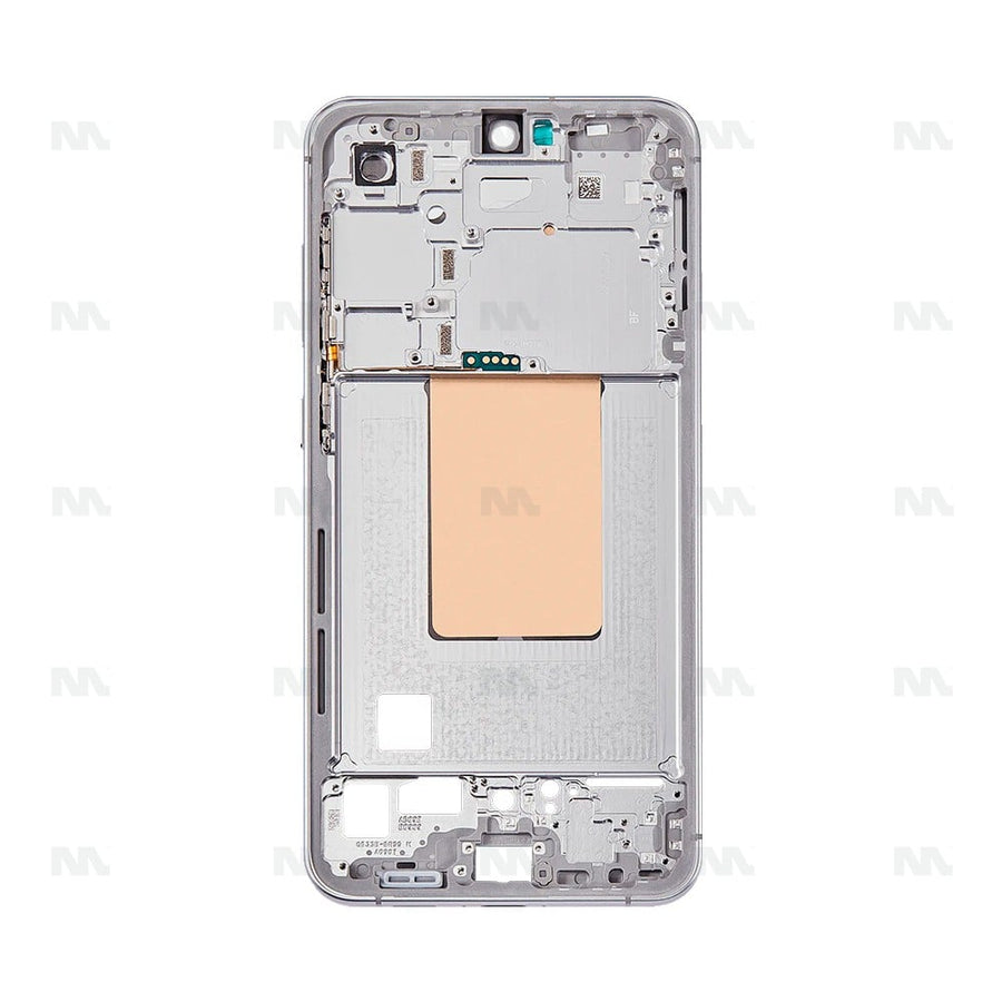 Cadre central argenté OEM pour Samsung Galaxy S24 FE S721B