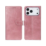 Étui Portefeuille Rixus Pour Apple iPhone 17 Pro, 18 Pro Rose