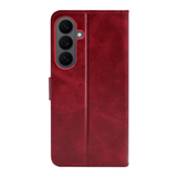 Étui Portefeuille Rixus pour Samsung Galaxy S26 FE - Rouge Foncé