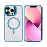 Étui Rixus Classic 03 avec MagSafe pour Apple iPhone 13 Pro bleu clair
