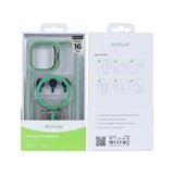 Étui Rixus Classic 03 avec MagSafe pour Apple iPhone 16 Pro vert clair