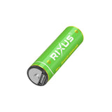 Batterie rechargeable AA Rixus RXAA05 3000 mWh avec câble USB-C, lot de 4