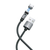 Câble magnétique Rixus RXU48 3 en 1 noir