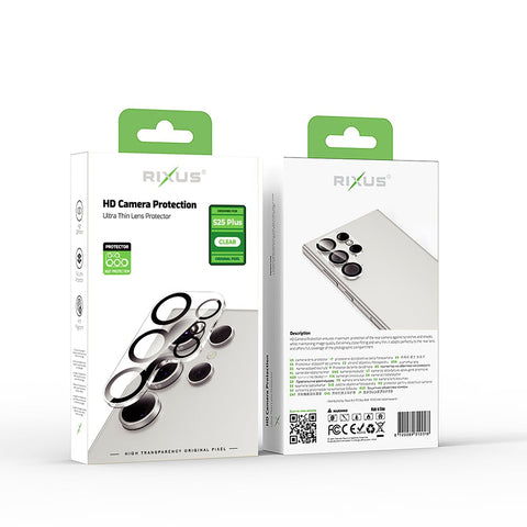 Verre trempé Rixus Clear HD pour Samsung Galaxy S25 Plus