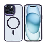 Étui Rixus Classic 04 avec MagSafe pour Apple iPhone 15 violet