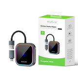Adaptateur Carplay sans fil Rixus RXCP05 gris métallisé