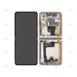Chassis + Ecran Officiel Service Pack + Vitre pour Samsung Galaxy Z Flip4 5G F721B - Jaune