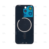 Vitre Arrière sans NFC, cadre de caméra agrandi Bleu titane Compatible pour Apple iPhone 15 Pro Max