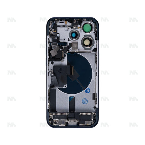 Boîtier avec petites pièces – Titane bleu – OEM pour Apple iPhone 15 Pro