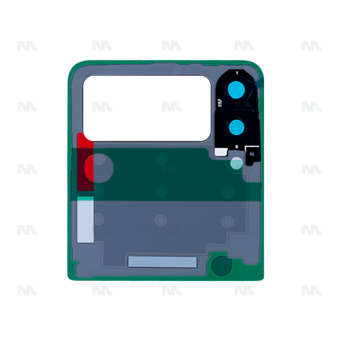 Vitre arrière supérieure avec lentille verte OEM pour Samsung Galaxy Z Flip3 F711B