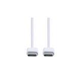Câble USB-C vers USB-C 100 cm 60 W tissé blanc en vrac pour Apple iPhone 15, 16, 17 séries