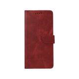 Bibliothèque Rixus pour Samsung Galaxy S25 FE Rouge foncé