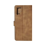 Rixus Bookcase pour Samsung Galaxy S24 Ultra 5G Marron clair