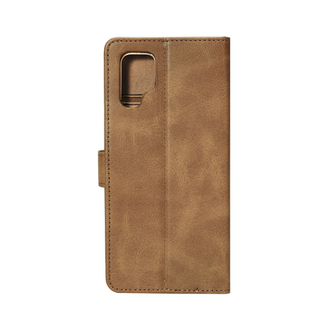 Rixus Bookcase pour Samsung Galaxy S24 Ultra 5G Marron clair
