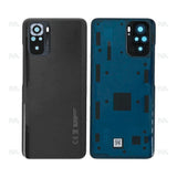 Vitre arrière pour Xiaomi Redmi Note 10S avec objectif – gris onyx – OEM
