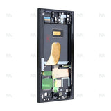 Chassis + Ecran (Original) pour Samsung Galaxy S23 Ultra S918B - Graphite/Rouge