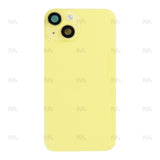Vitre Arrière avec NFC pour Apple iPhone 14 – Agrandir le cadre de l’appareil photo – Jaune – Compatible
