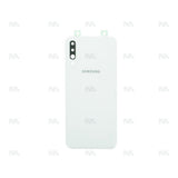 Vitre arrière pour Samsung Galaxy A70 A705F avec objectif blanc OEM