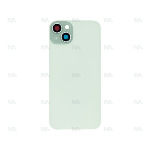 Vitre Arrière sans NFC, cadre de caméra agrandi Vert Compatible pour Apple iPhone 15