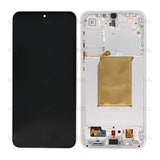 Chassis + Ecran Pré-assemblé pour Samsung Galaxy S25 FE S731B - Blanc