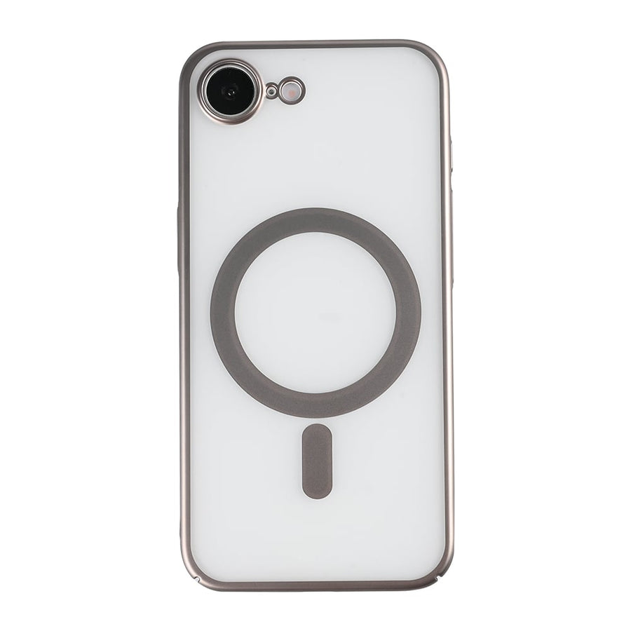 Étui Rixus Instinct Mag pour Apple iPhone 16e Gris titane