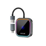 Adaptateur Carplay sans fil Rixus RXCP05 gris métallisé