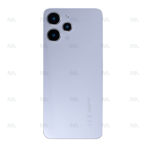 Vitre arrière pour Xiaomi Redmi 12 4G avec objectif – Argent polaire – OEM