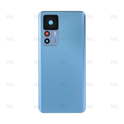 Vitre arrière Xiaomi 12T avec objectif bleu OEM