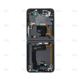 Chassis + Ecran Officiel Service Pack + Vitre pour Samsung Galaxy Z Flip4 F721B - Graphite