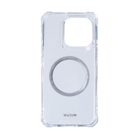 Étui antichoc Rixus Armor-X avec MagSafe pour Apple iPhone 16 Pro Max transparent